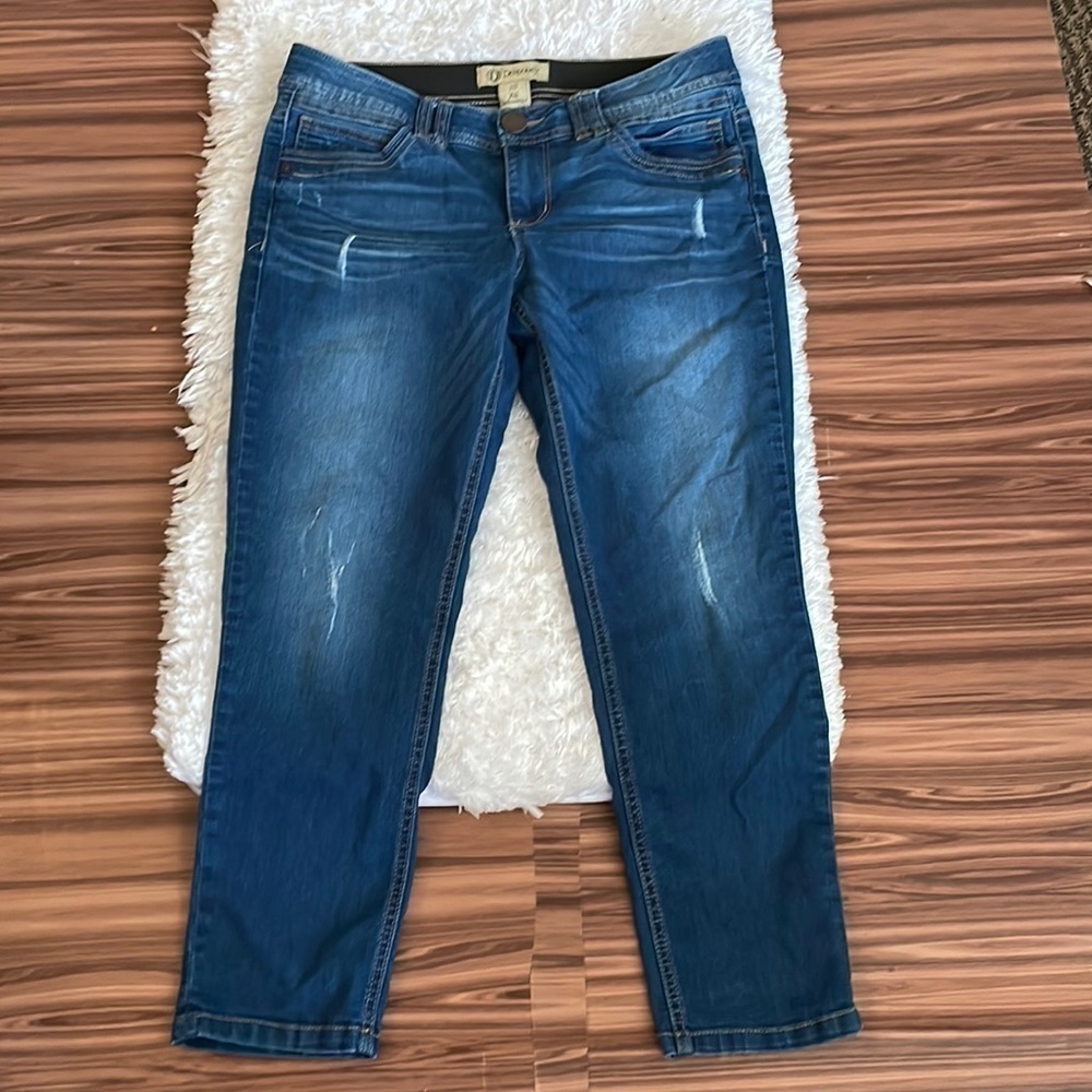DEMOCRACY Ab Technology Distressed Jeans Size 10